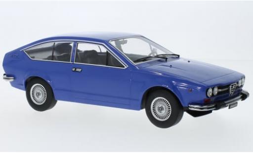 Modelauto Alfa Romeo Alfetta 2000 GTV blauw 1976 1/18 KK Scale