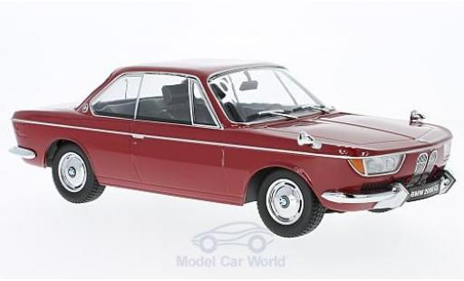 Modelauto Bmw 2000 CS rood 1965 1/18 KK Scale