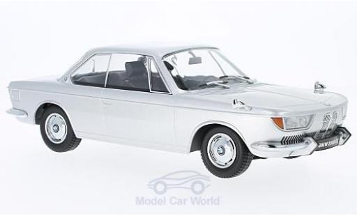 Modelauto Bmw 2000 CS grijs 1965 1/18 KK Scale