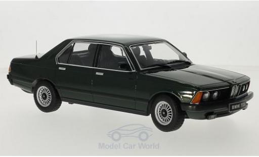 Modelauto Bmw 733 berline i (E23) metallic groen 1977 T&Atilde;&frac14;ren en Hauben sind nicht zu &Atilde;&para;ffnen 1/18 KK Scale