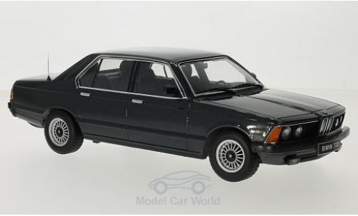 Modelauto Bmw 733 berline i (E23) metallic zwart 1977 T&Atilde;&frac14;ren en Hauben sind nicht zu &Atilde;&para;ffnen 1/18 KK Scale
