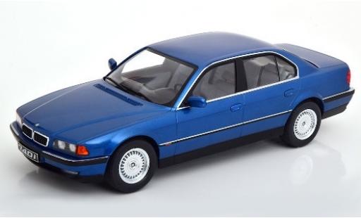 Modelauto Bmw 740 E38 i () metallic blauw 1994 1/18 KK Scale