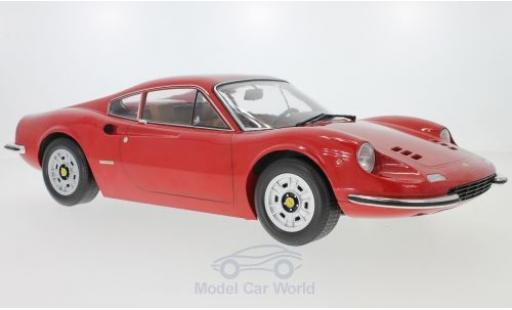 Modelauto Ferrari Dino GT Dino rood 1973 1/12 KK Scale