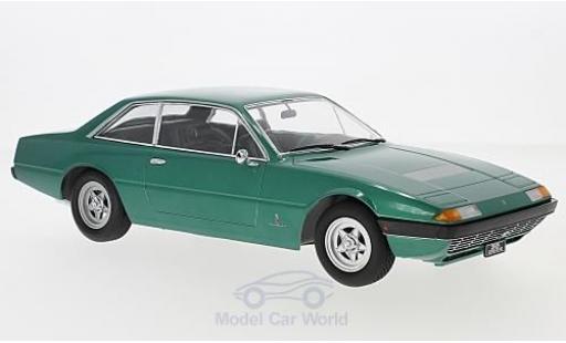 Modelauto Ferrari 365 GT4 2+2 metallic groen 1972 1/18 KK Scale