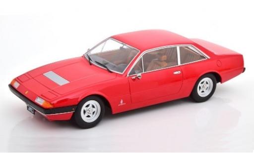 Modelauto Ferrari 365 GT4 2+2 rood 1972 Interieurfarbe: brun 1/18 KK Scale