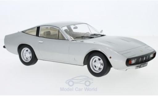 Modelauto Ferrari 365 GTC/4 grijs 1971 1/18 KK Scale