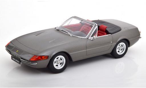 Modelauto Ferrari 365 GTS/4 Daytona Spider (2a Serie) metallic grijs 1971 1/18 KK Scale