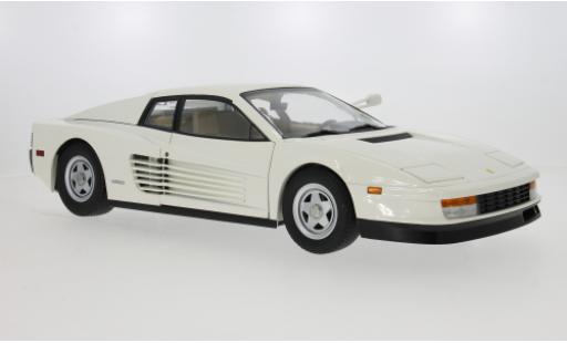Modelauto Ferrari Testarossa Monospecchio wit 1984 1/12 KK Scale