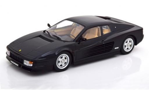 Modelauto Ferrari Testarossa Coupe zwart 1986 1/18 KK Scale