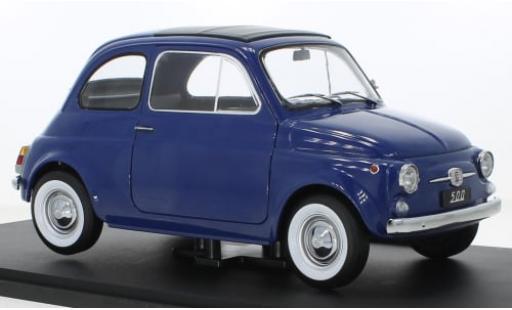 Modelauto Fiat 500 L blauw 1968 1/12 KK Scale