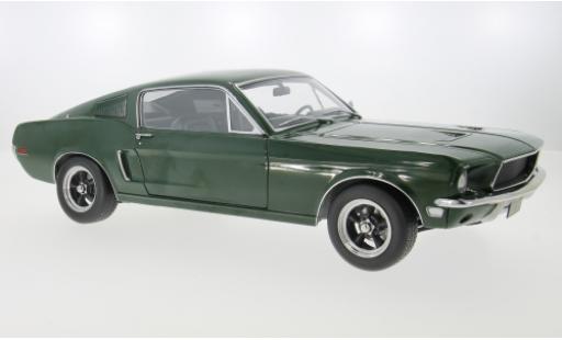 Modelauto Ford Mustang Fastback GT groen 1968 1/12 KK Scale