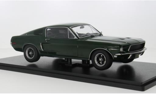 Modelauto Ford Mustang Fastback GT groen 1968 1/18 KK Scale