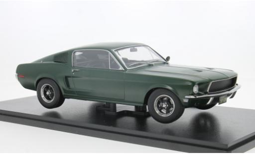Modelauto Ford Mustang Fastback GT groen 1968 1/18 KK Scale