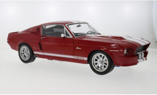 Modelauto Ford Mustang Shelby GT500 Ford Mustang 500 rood/wit 1967 1/12 KK Scale