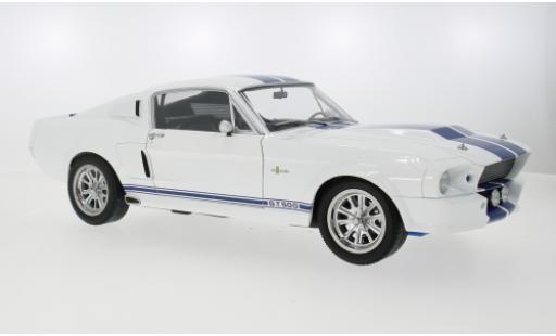 Modelauto Ford Mustang Shelby GT500 Ford Mustang 500 wit/blauw 1967 1/12 KK Scale