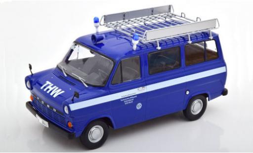Modelauto Ford Transit Bus MK 1 THW K&Atilde;&para;ln 1965 met dakgep&Atilde;&curren;cktr&Atilde;&curren;ger 1/18 KK Scale