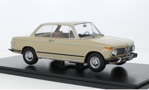 Modelauto Bmw 1602 berline beige 1971 1/18 KK Scale