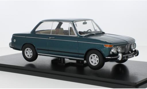 Modelauto Bmw 2000 ti Diana metallic turquoise 1970 1/18 KK Scale