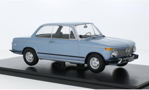 Modelauto Bmw 2002 ti metallic blauw clair 1971 1/18 KK Scale