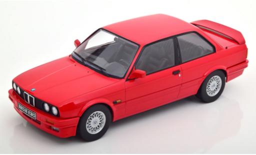 Modelauto Bmw 320 is (E30) rood 1989 1/18 KK Scale