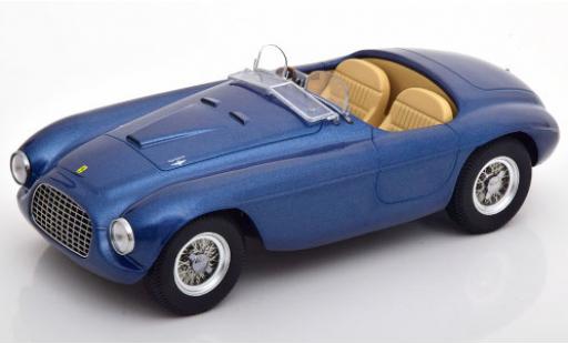 Modelauto Ferrari 166 MM Barchetta metallic blauw RHD 1949 1/18 KK Scale