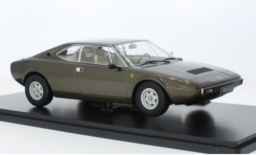 Modelauto Ferrari 208 GT4 metallic brun 1975 1/18 KK Scale