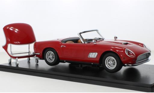 Modelauto Ferrari 250 GT California Spyder rood 1960 1/18 KK Scale