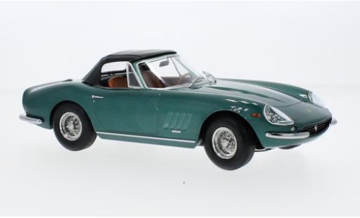 Modelauto Ferrari 275 GTB/4 NART Spyder metallic groen 1967 1/18 KK Scale