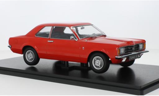 Modelauto Ford Taunus TC1 1300 GT () rood 1971 1/18 KK Scale