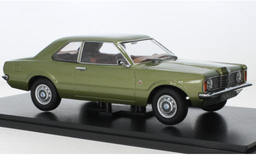 Modelauto Ford Taunus TC1 1300 L () metallic groen 1971 1/18 KK Scale