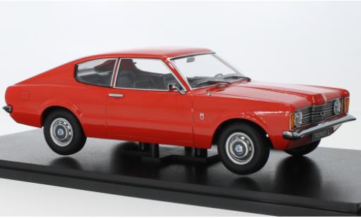 Modelauto Ford Taunus TC1 (TC I) L Coupe rood 1971 1/18 KK Scale