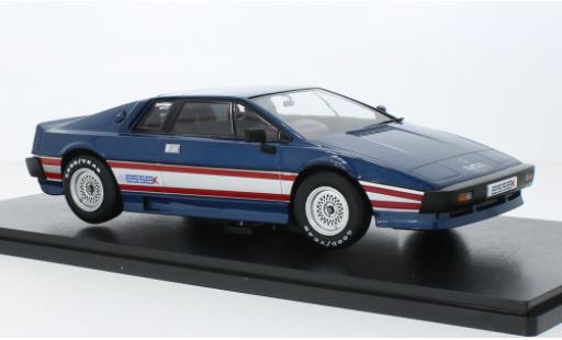Modelauto Lotus Esprit Base Turbo metallic blauw/d RHD 1981 1/18 KK Scale