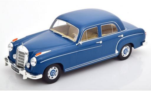 Modelauto Mercedes 220 Base S Sedan (W180 II) blauw 1956 1/18 KK Scale