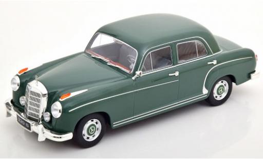 Modelauto Mercedes 220 Base S Sedan (W180 II) groen 1956 1/18 KK Scale