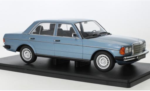 Modelauto Mercedes 230 Coupe E (W123) metallic blauw 1975 1/18 KK Scale