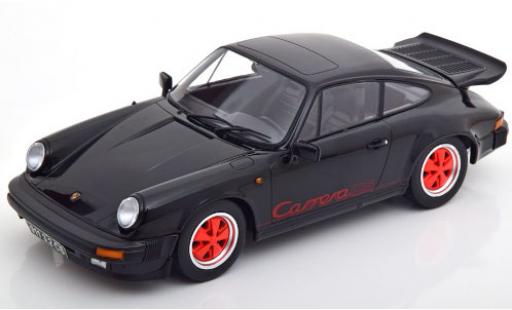 Modelauto Porsche 911 Carrera KK-Scale 911 3.2 Clubsport zwart/rood 1989 1/18 KK Scale
