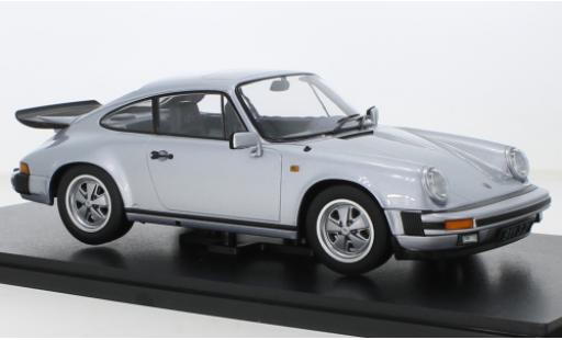 Modelauto Porsche 911 Carrera 3.2 grijs 1988 1/18 KK Scale