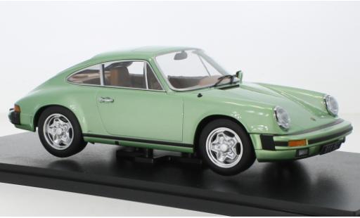 Modelauto Porsche 911 SC metallic groen 1978 1/18 KK Scale