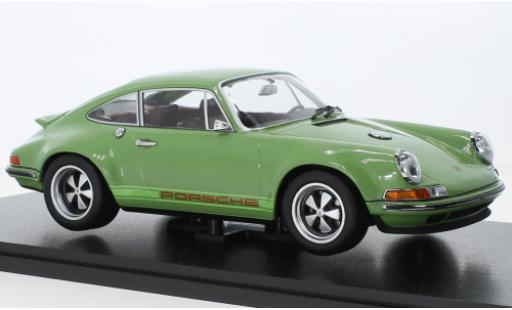 Modelauto Porsche 911 Base Singer groen 1/18 KK Scale