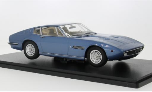 Modelauto Maserati Ghibli coupe blauw 1969 1/18 KK Scale