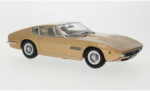 Modelauto Maserati Ghibli coupe gold 1969 1/18 KK Scale