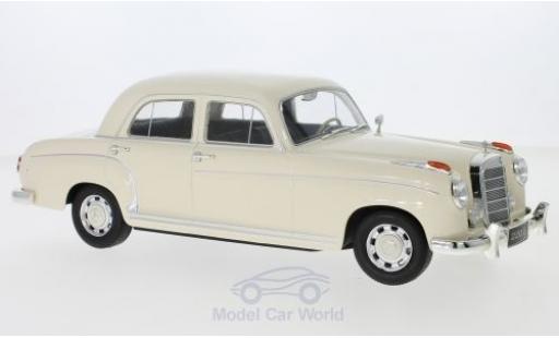 Modelauto Mercedes 220 Base S Sedan (W180 II) beige 1956 1/18 KK Scale