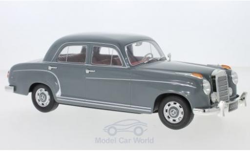Modelauto Mercedes 220 Base S Sedan (W180 II) grijs 1956 1/18 KK Scale