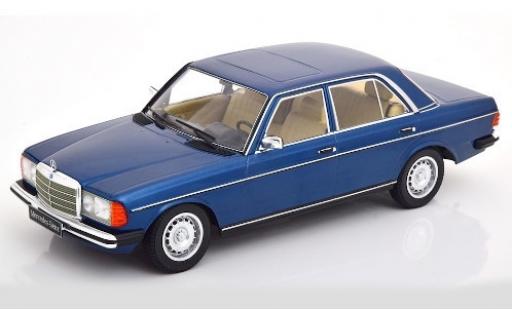 Modelauto Mercedes 280 Coupe E (W123) metallic blauw 1977 1/18 KK Scale