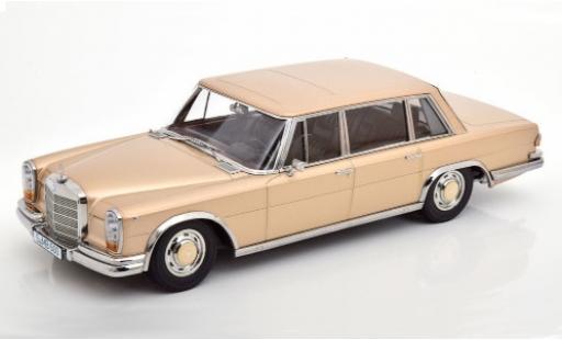 Modelauto Mercedes 600 Base (W100) gold 1963 1/18 KK Scale