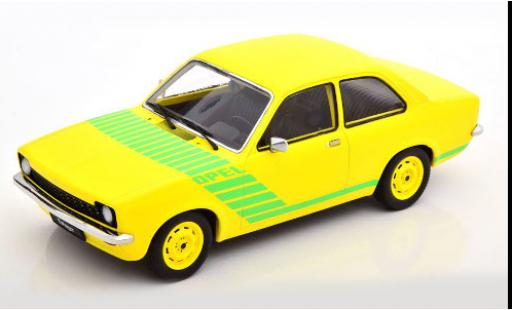 Modelauto Opel Kadett C Swinger C geel/groen 1973 1/18 KK Scale