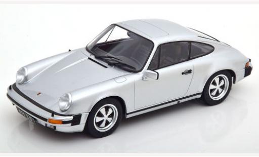 Modelauto Porsche 911 Carrera 3.0 Coupe grijs 1977 1/18 KK Scale