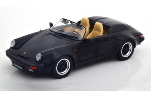 Modelauto Porsche 911 Speedster zwart 1989 1/18 KK Scale