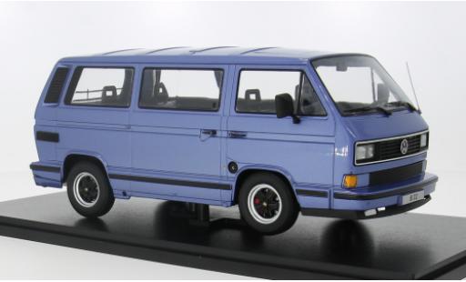 Modelauto Volkswagen T3 A Porsche B32 auf Basis Bus blauw 1984 1/18 KK Scale