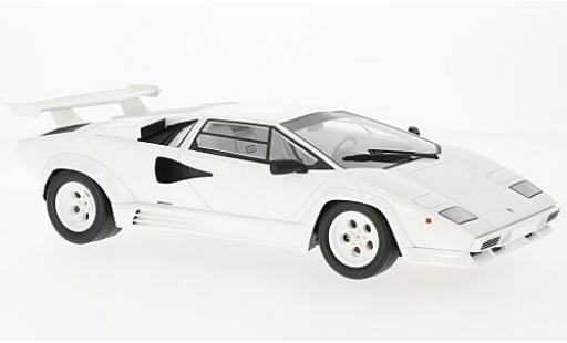 Modelauto Lamborghini Countach 5000 Quattrovalvole LP QV wit 1/18 GT Spirit